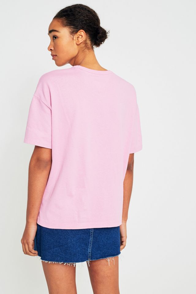 Tommy Jeans Pink Collegiate T-Shirt #2
