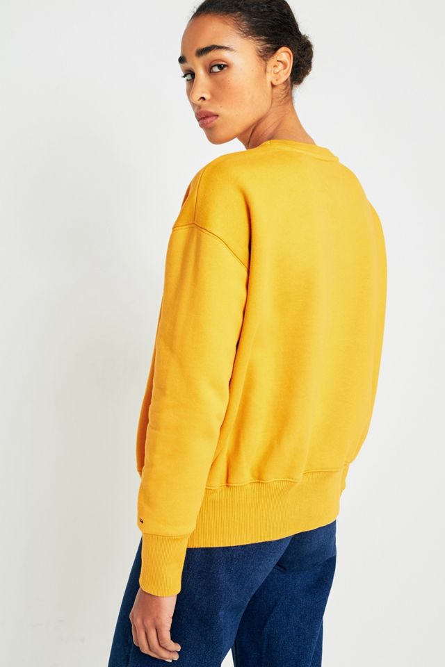 Tommy Jeans Yellow Collegiate Sweatshirt #4