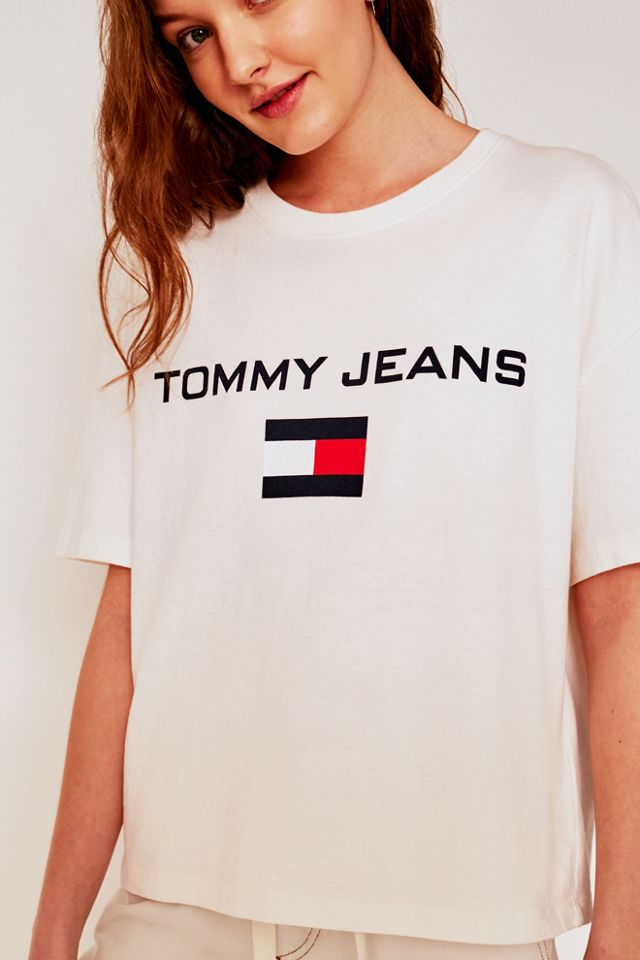 Tommy Jeans White Logo T-Shirt #3
