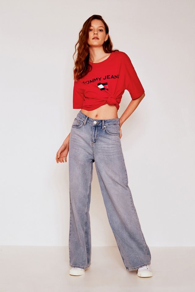 Tommy Jeans Red Logo T-Shirt #1