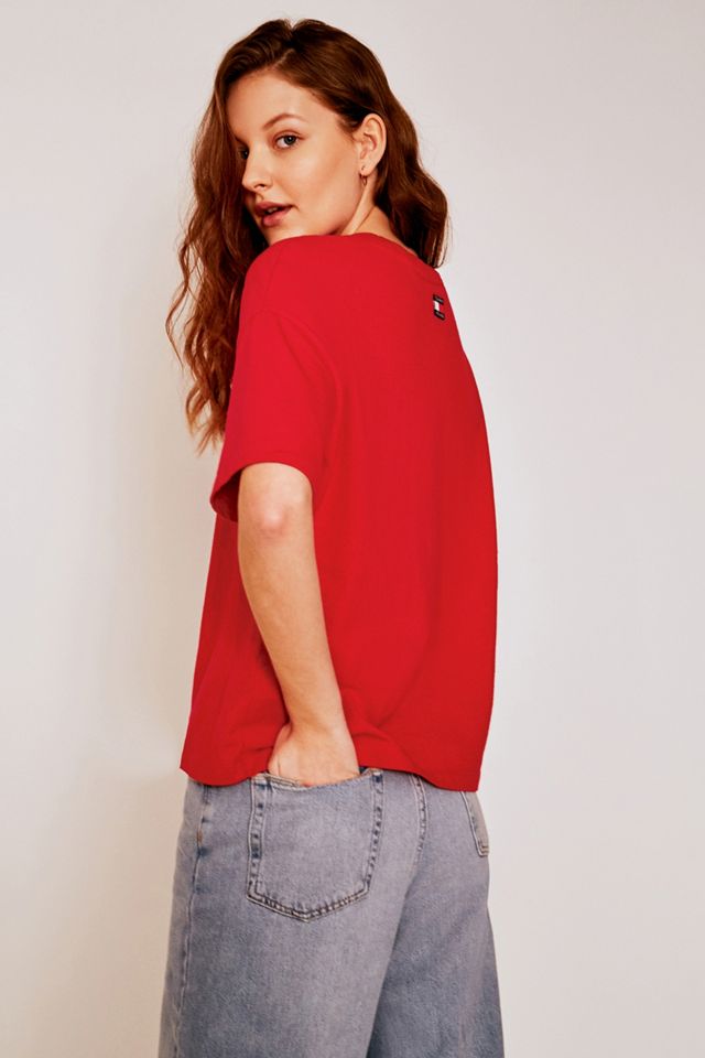 Tommy Jeans Red Logo T-Shirt #3