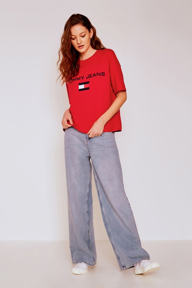 Tommy Jeans Red Logo T-Shirt #4