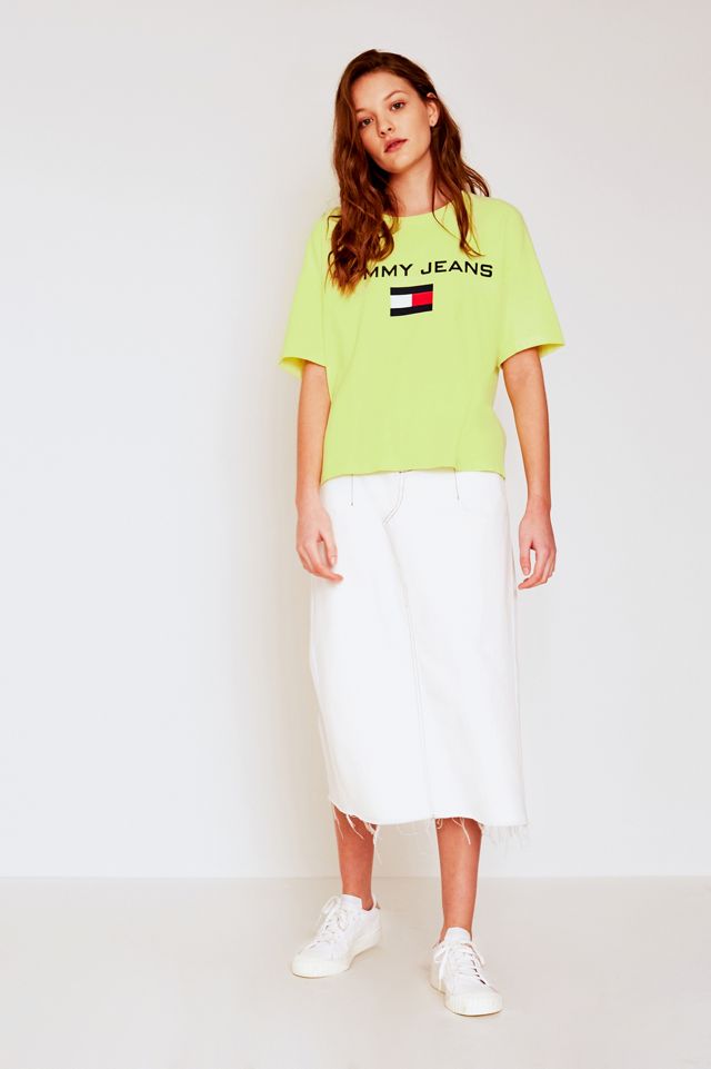 Tommy Jeans Yellow Logo T-Shirt #2