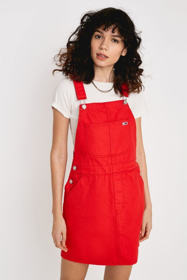 Tommy Jeans Classic Dungarees Dress | Urban Outfitters UK