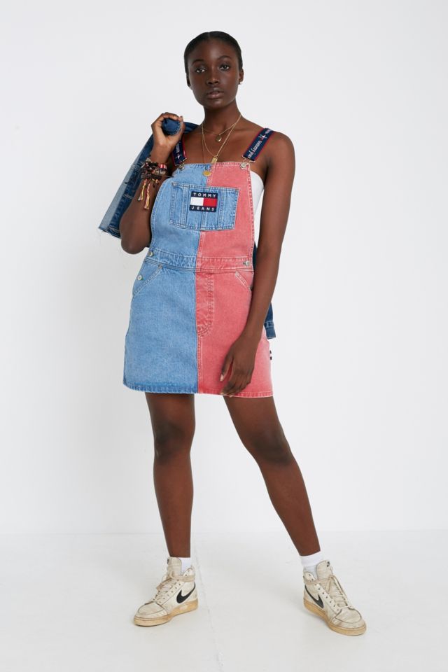 Tommy jeans summer shop heritage dungaree dress