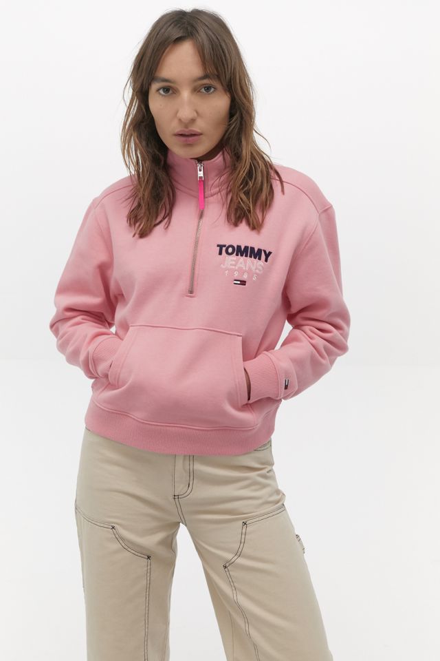 Tommy Jeans Logo Quarter-Zip Sweatshirt #2