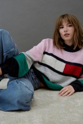 tommy jeans colorblock sweater