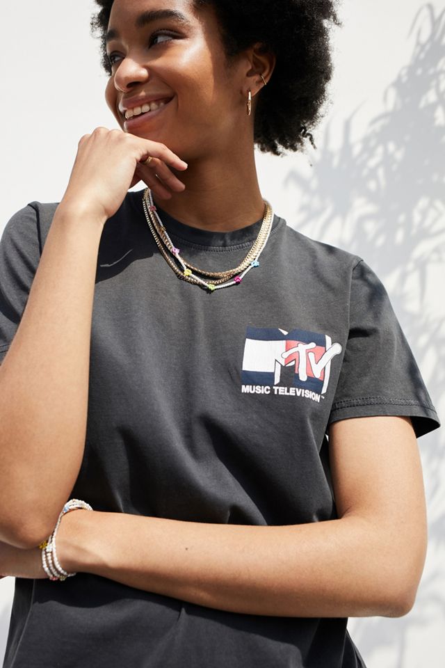 Tommy Jeans X A Blast From The Past – T-Shirt „MTV“ in Schwarz #2