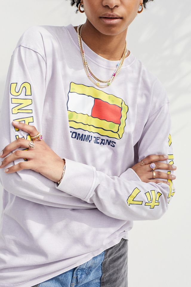 Tommy Jeans X A Blast From The Past SpongeBob SquarePants T-Shirt a maniche lunghe #2