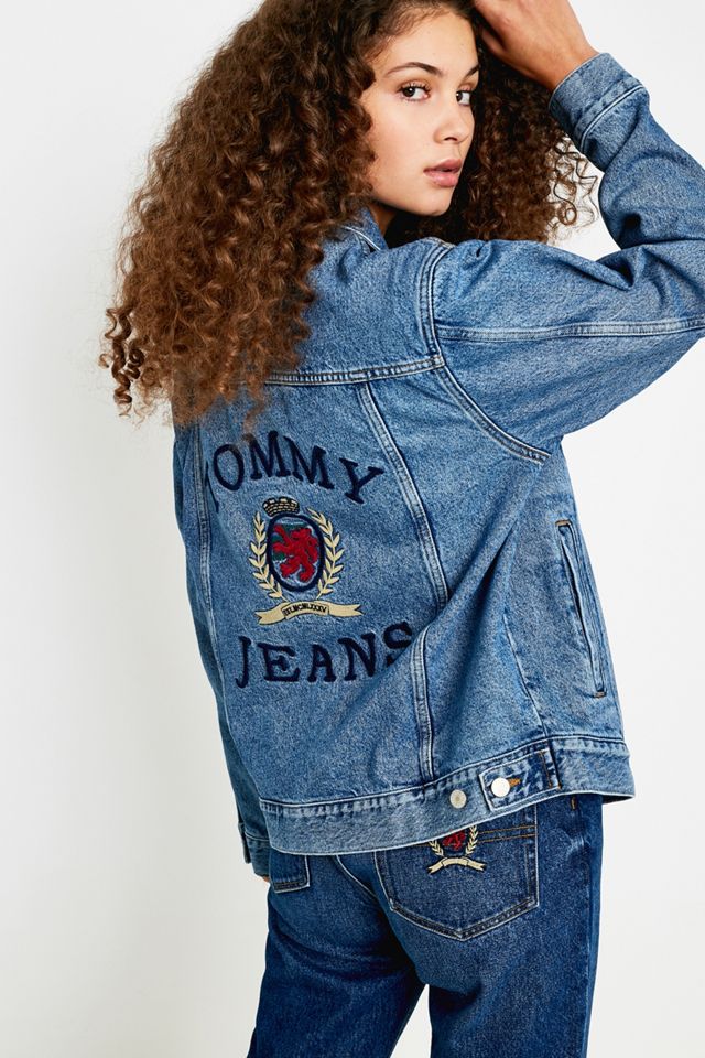 Tommy Jeans Crest Collection Denim Trucker Jacket #1