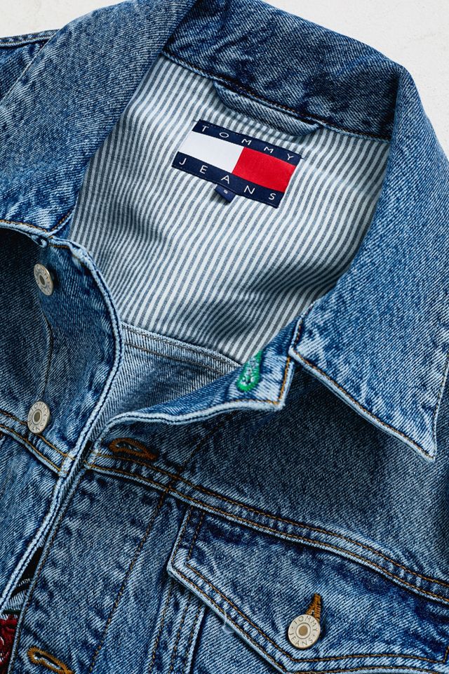 Tommy Jeans Crest Collection Denim Trucker Jacket #5