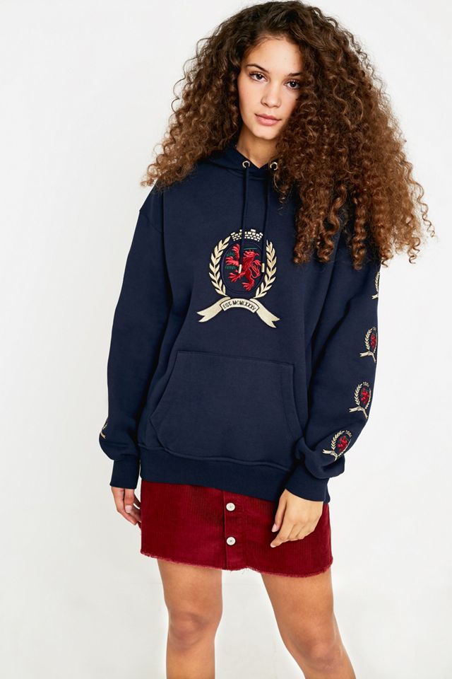 Tommy Jeans Crest Collection Navy Hoodie