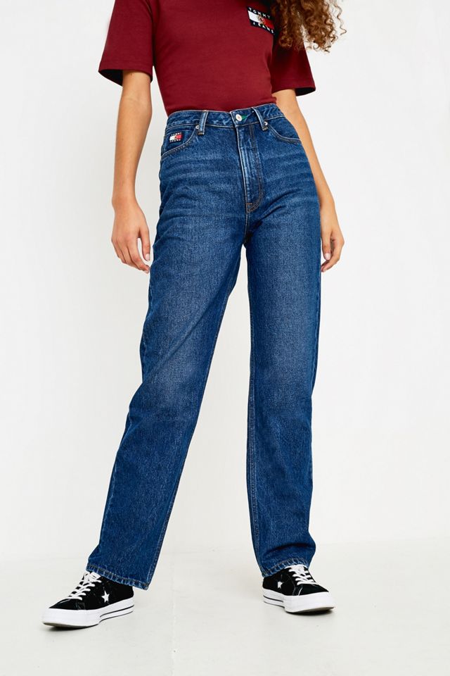 tommy-jeans-crest-collection-dark-blue-mom-jeans-urban-outfitters-uk