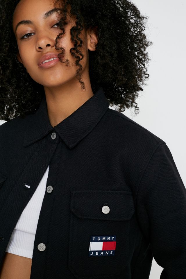 Tommy Jeans Sherpa Lined Button-Through Shirt #1