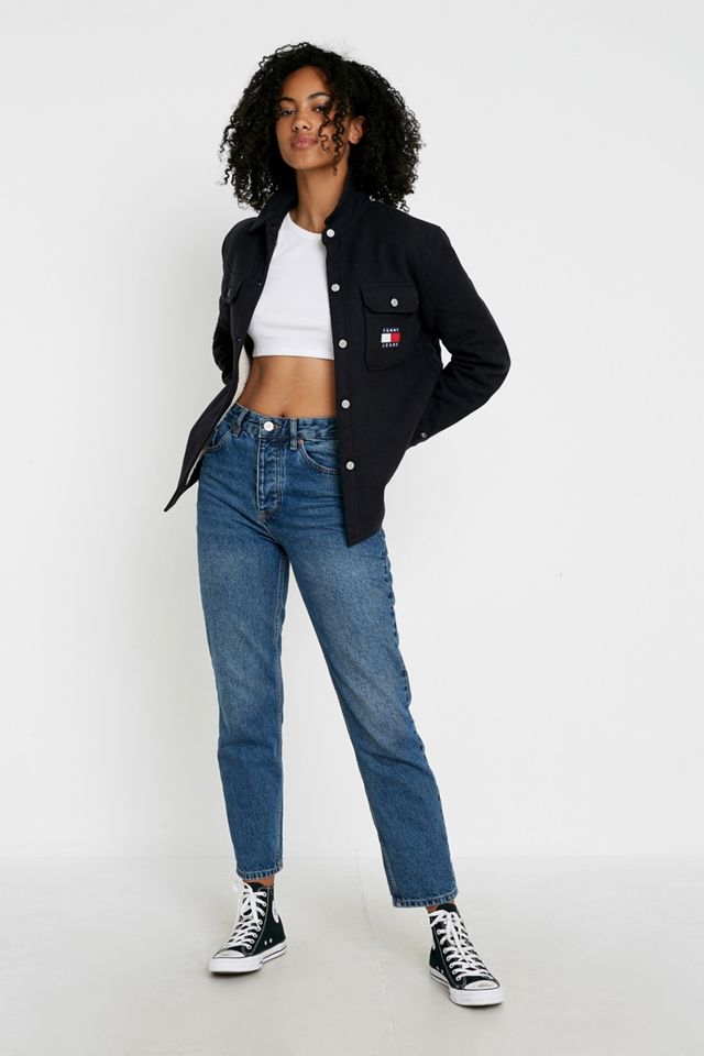 Tommy Jeans Sherpa Lined Button-Through Shirt #2
