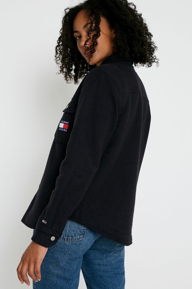 Tommy Jeans Sherpa Lined Button-Through Shirt #3