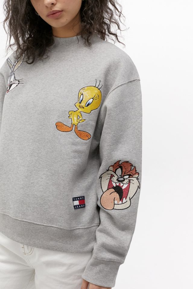 Tommy Jeans X Looney Tunes – Sweatshirt mit Rundhalsausschnitt und Pailletten #3