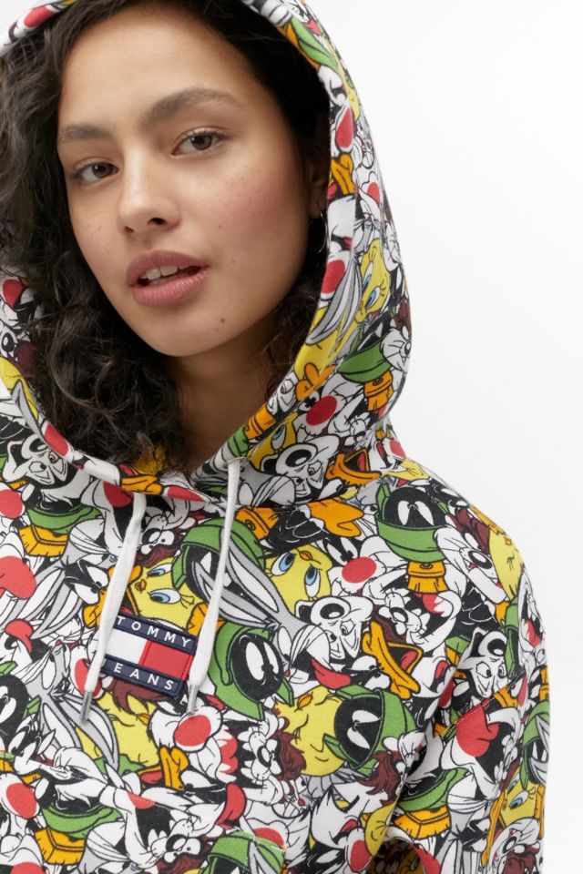 Tommy Jeans X Looney Tunes Allover Print Hoodie