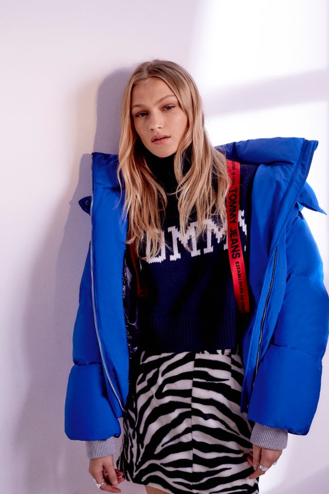 Tommy jeans 2024 oversized down jacket