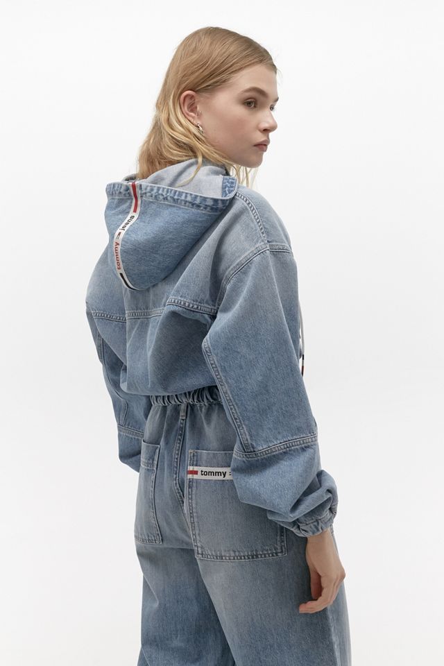 Tommy Hilfiger – Gekürzte Jeansjacke mit Kapuze #1