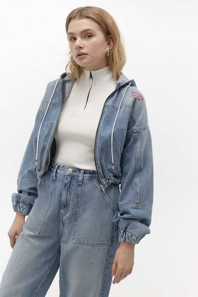 Tommy Hilfiger – Gekürzte Jeansjacke mit Kapuze #2