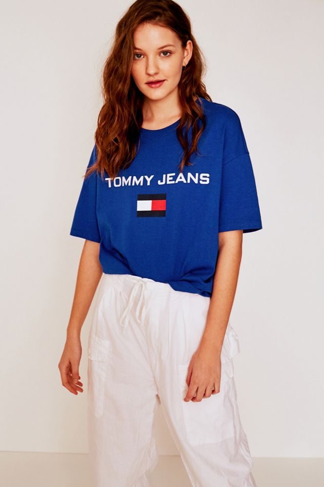 Tommy Jeans Blue Logo T-Shirt #2