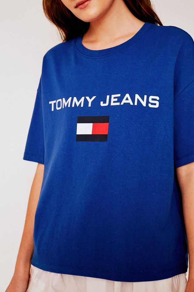 Tommy Jeans Blue Logo T-Shirt #5