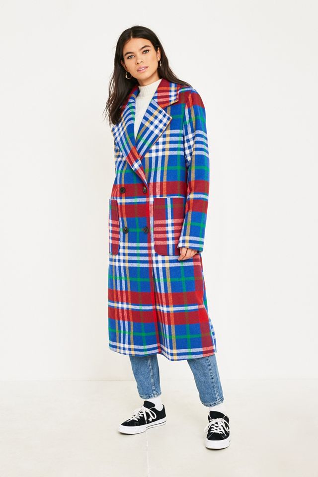 Tommy Jeans Wool Blend Check Coat #3