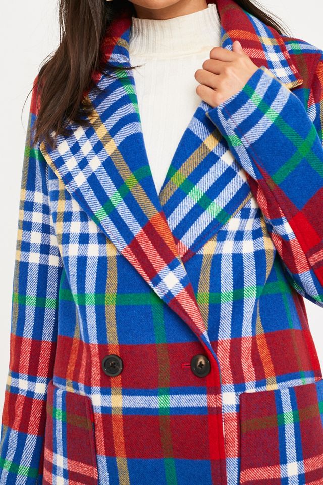 Tommy Jeans Wool Blend Check Coat #4