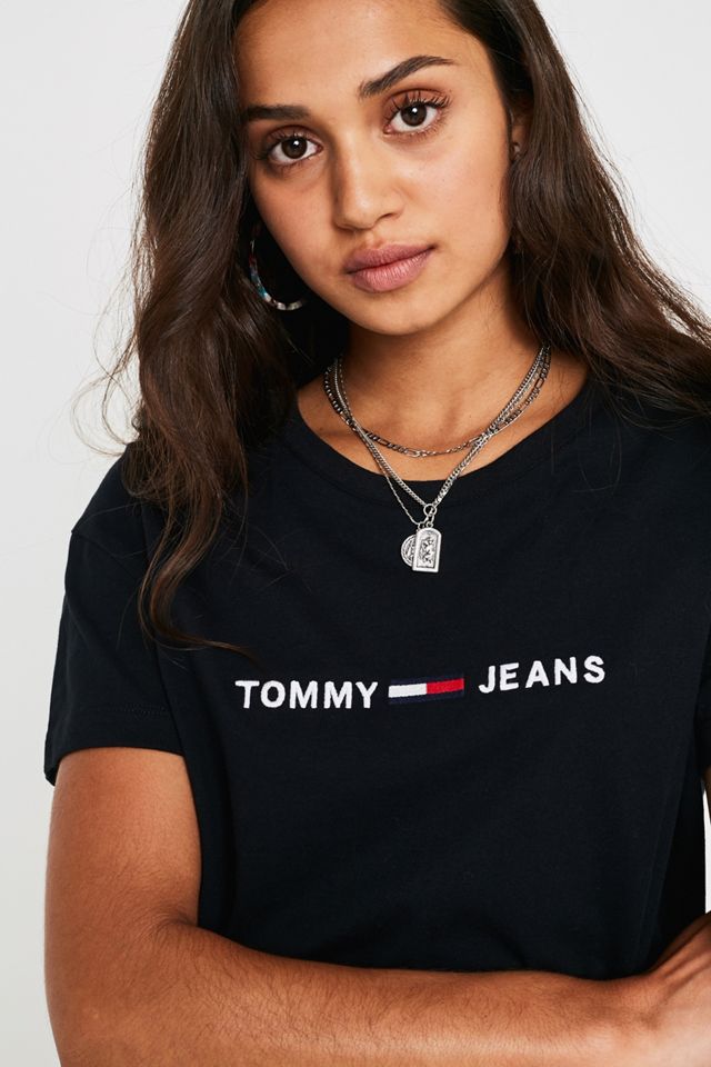 Tommy Jeans - T-shirt droit à logo #1
