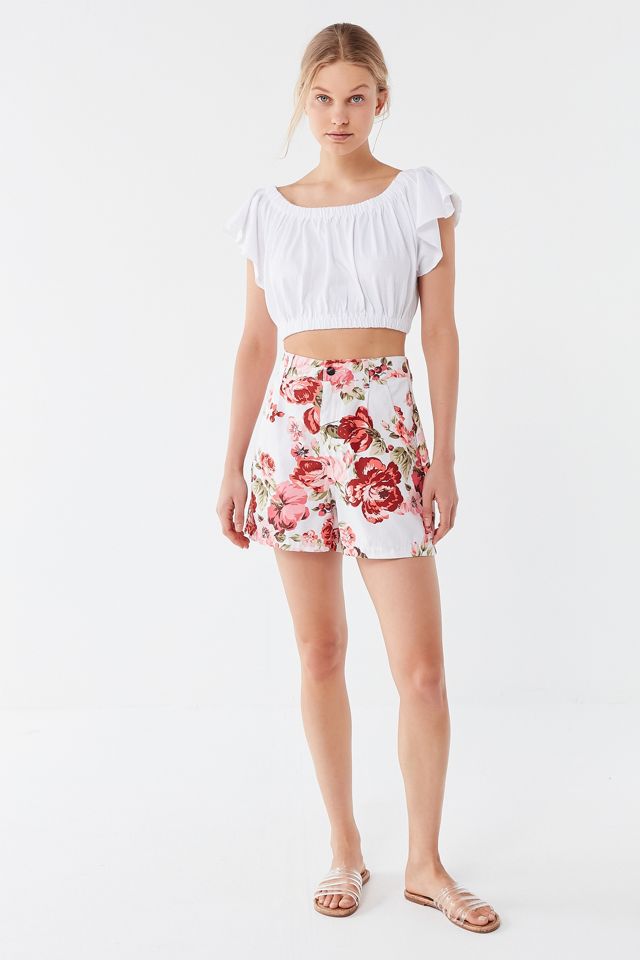 Laura Ashley UO Exclusive Carrie Floral High-Rise Shorts #3