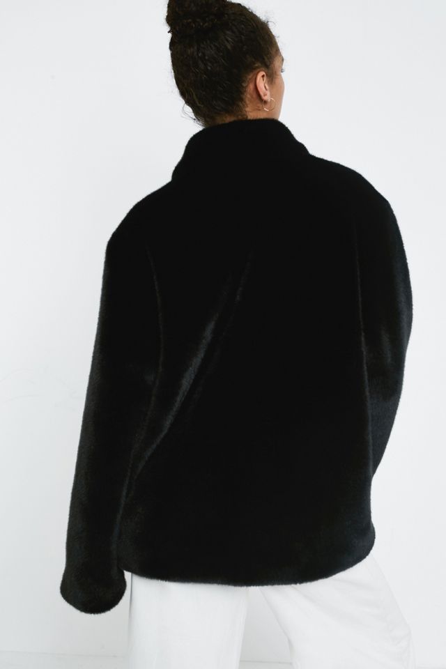 Juicy Couture X VFILES Black Faux Fur Jacket #4