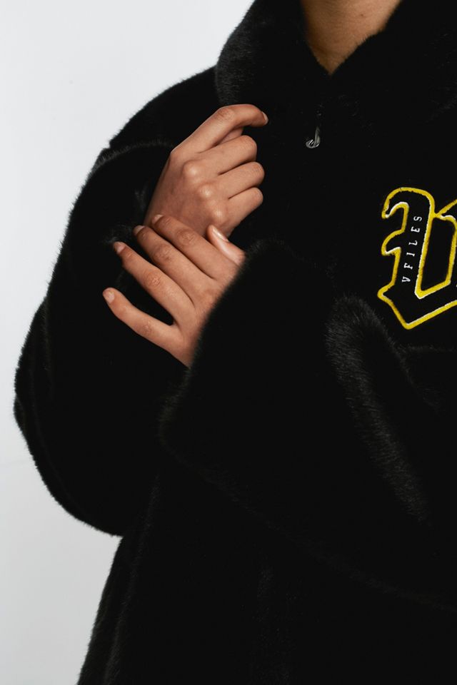 Juicy Couture X VFILES Black Faux Fur Jacket #5