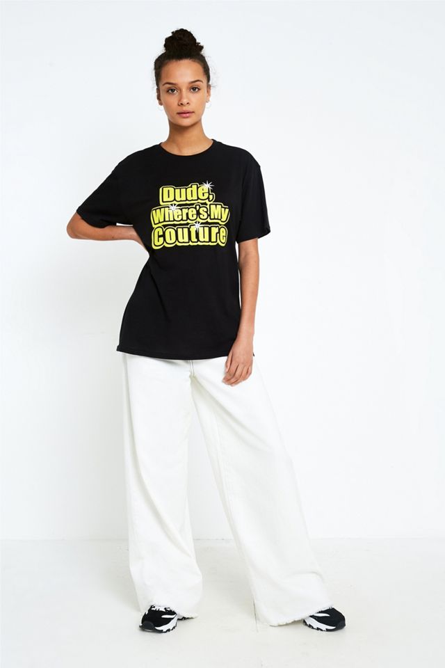 Juicy Couture X VFILES - T-shirt Dude Where's My Couture noir #1