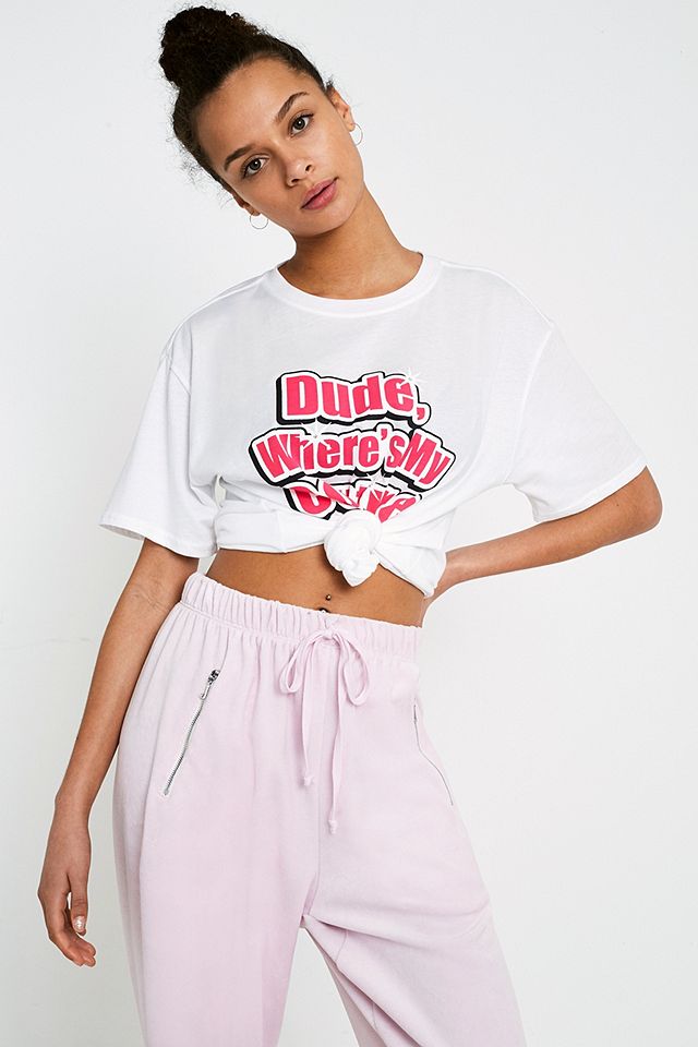 Juicy Couture X VFILES Dude Where’s My Couture White T-Shirt | Urban ...
