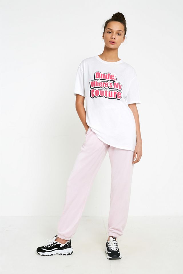 Juicy Couture X VFILES Dude Where’s My Couture White T-Shirt #1