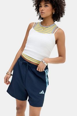 adidas Marineblaue 3-Streifen Chelsea Shorts
