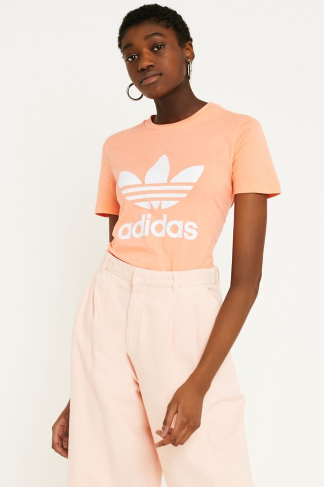 Coral adidas hot sale t shirt