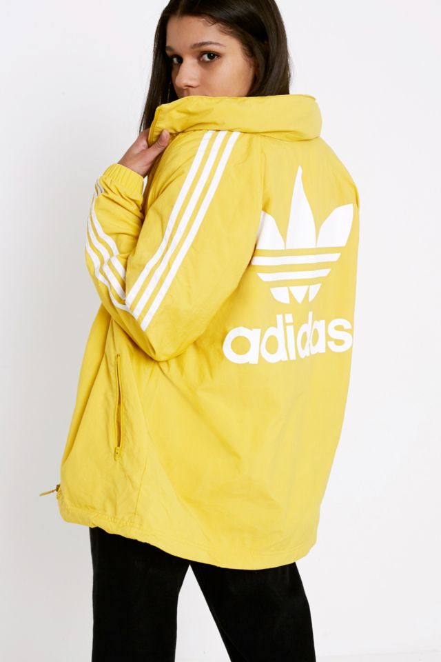 Adidas yellow stadium jacket sale