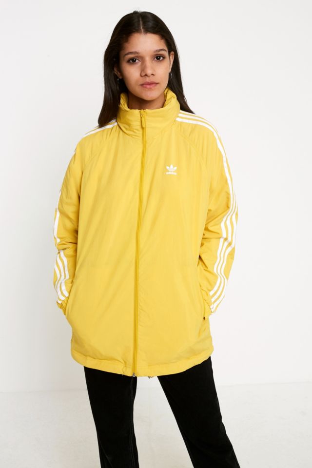 Adidas yellow sale stadium jacket