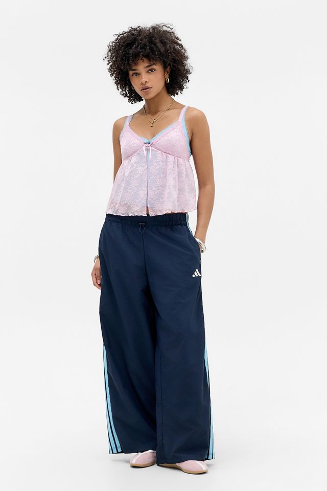 adidas Navy Woven Track Pants #2