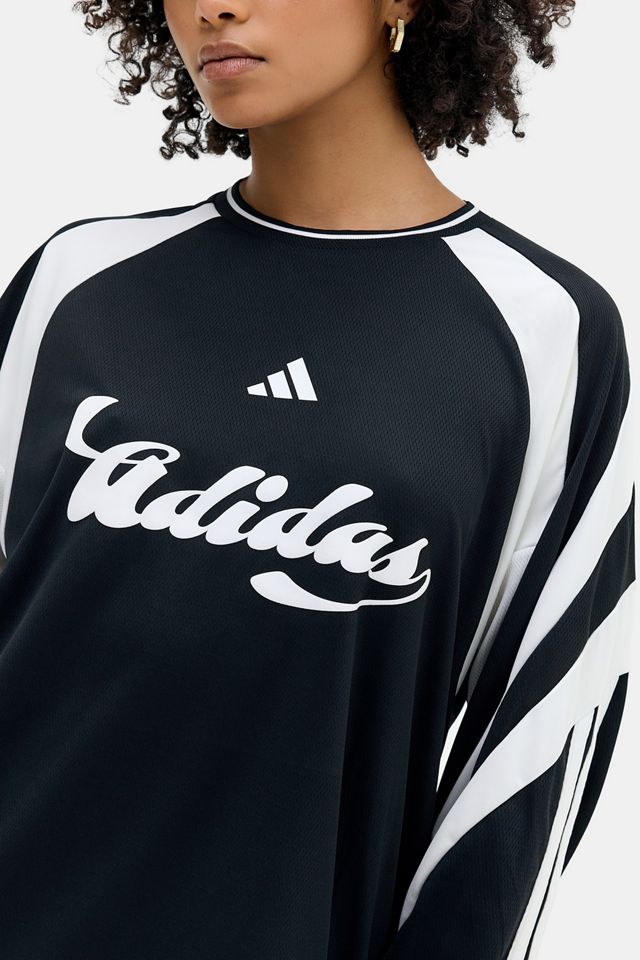 adidas X Dry Clean Only Vestido de camiseta de encaje negro #1