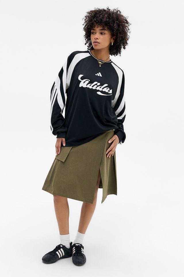 adidas X Dry Clean Only Vestido de camiseta de encaje negro #2