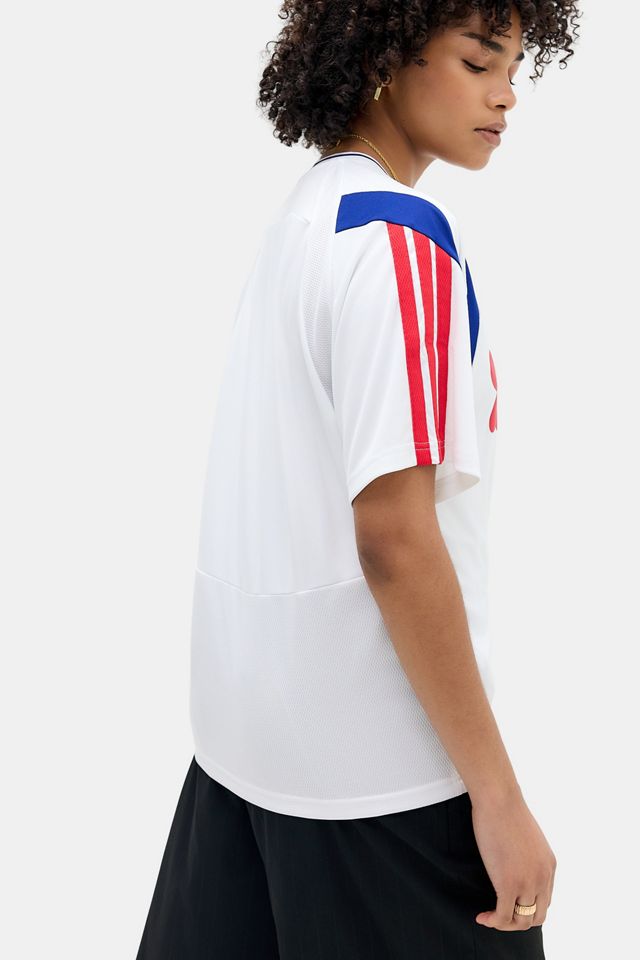 adidas X Dry Clean Only White Lace T-Shirt Dress | Urban Outfitters UK