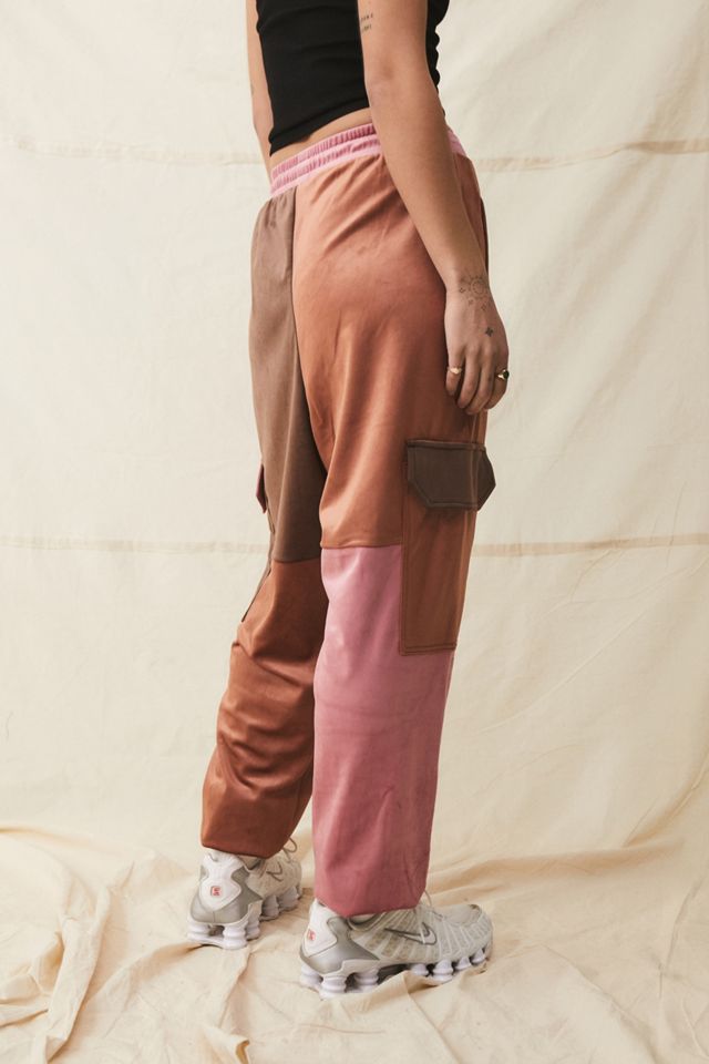 adidas Originals Maroon Cargo Joggers #2