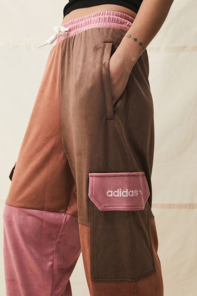 adidas Originals Maroon Cargo Joggers #3