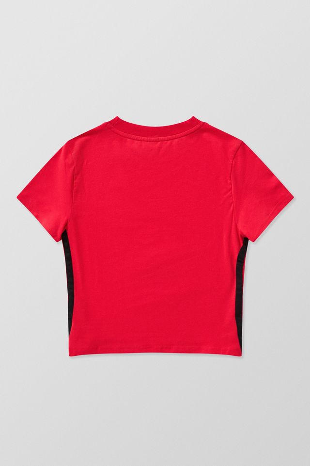 adidas Red 3-Stripes Baby T-Shirt #7