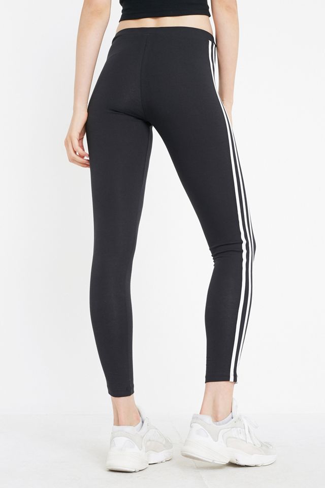 adidas Originals Black 3-Stripe Leggings #3