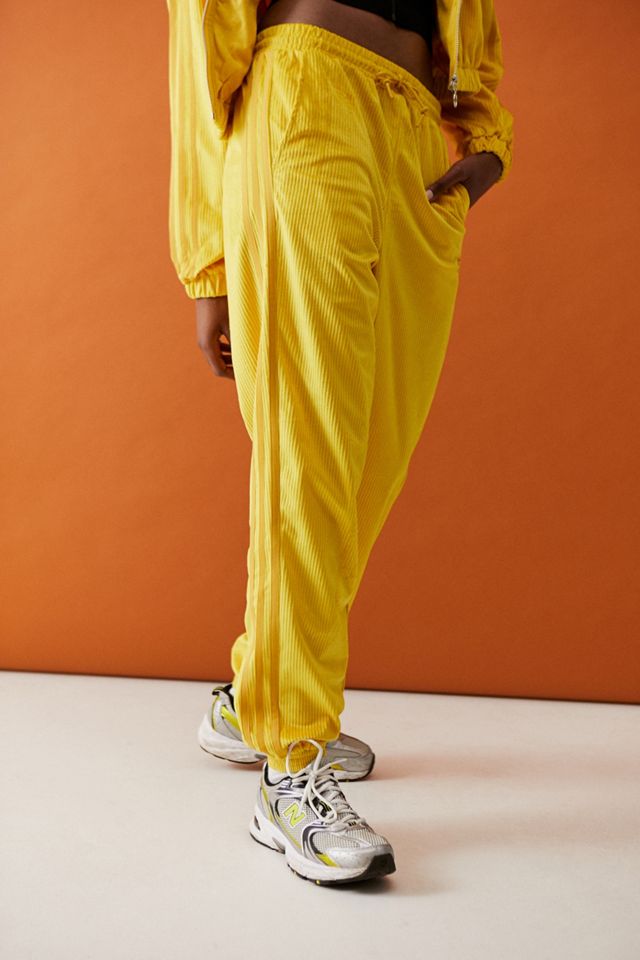 adidas Originals Yellow Corduroy Joggers #1