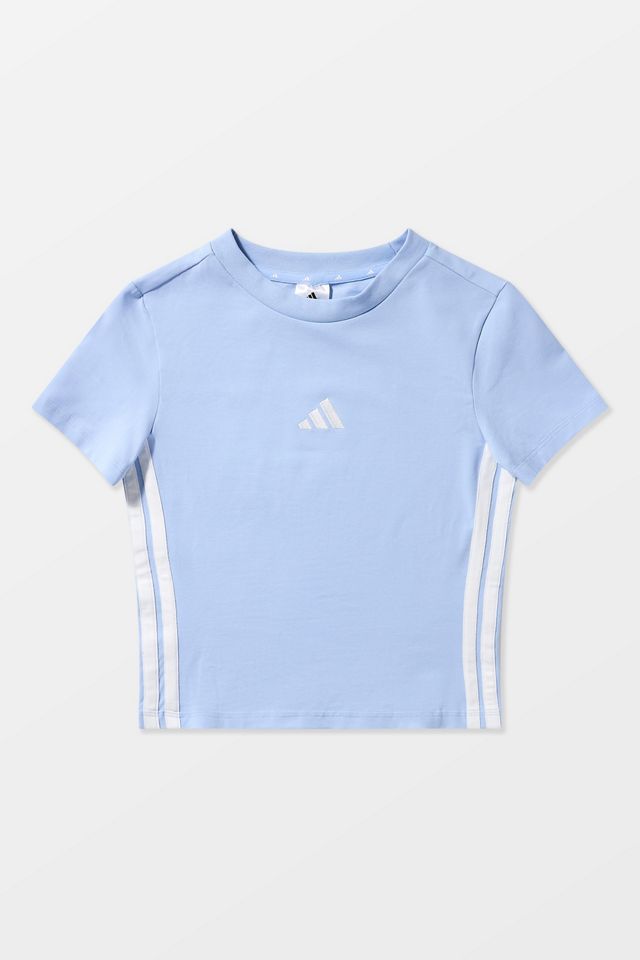 adidas Blaues 3-Streifen Baby T-Shirt #6